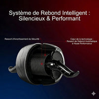 Roulette à Abdos Extra Large à Rebond Automatique Intelligent