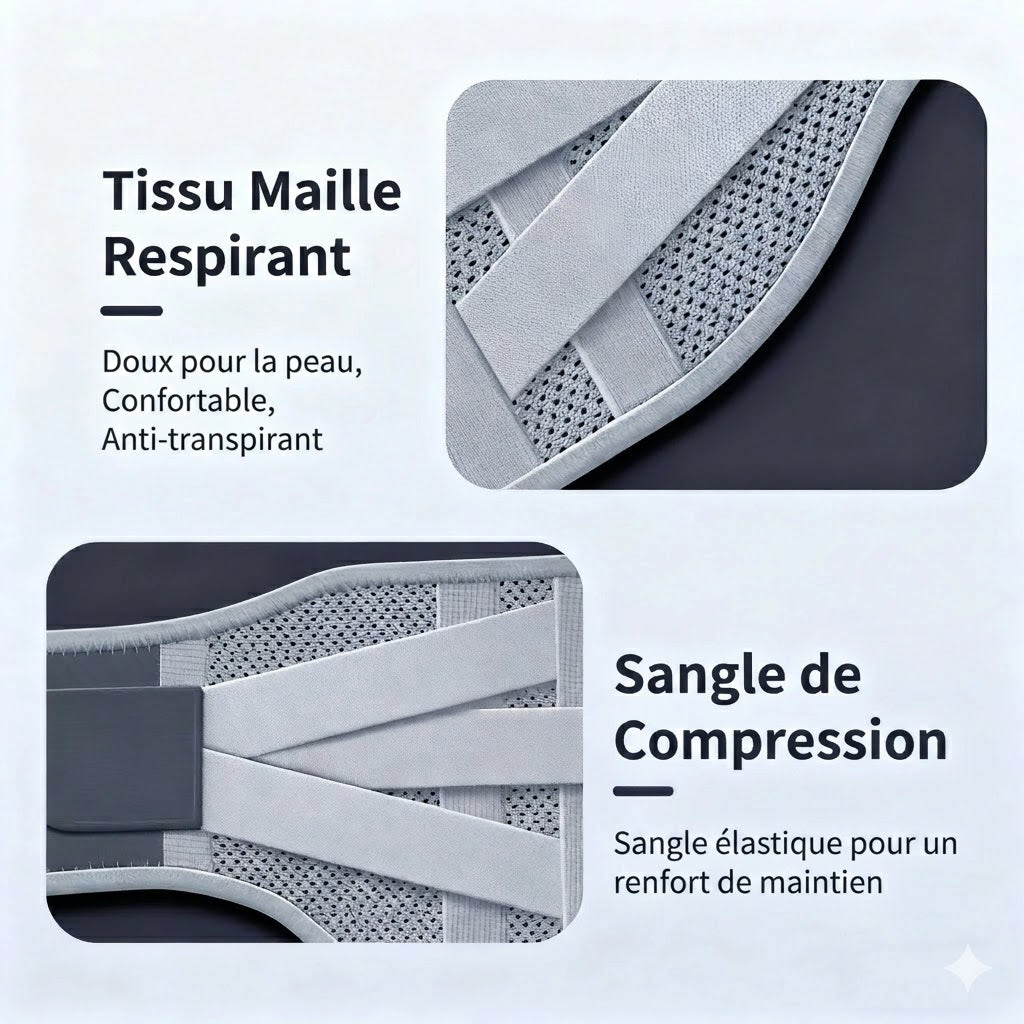 Ceinture Lombaire Compression Croisée