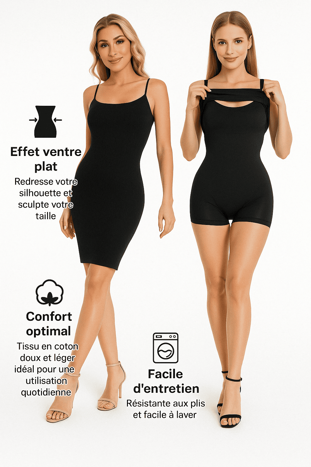 Robe Gainante Ventre Plat