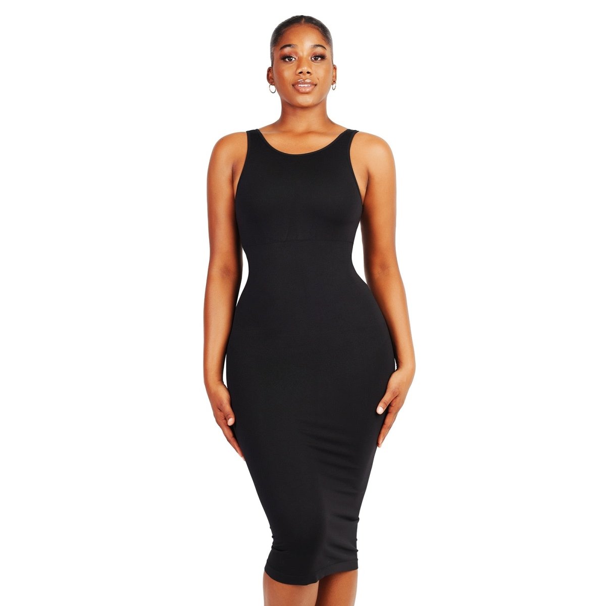 robe grande taille noir