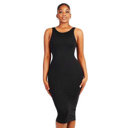 robe grande taille noir
