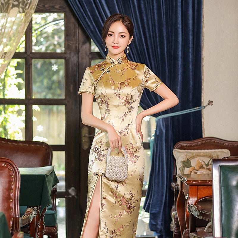robe japonaise gold