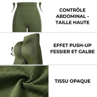 Legging 3D Compression Anti Cellulite Push-Up Taille Haute Effet Galbant & Stretch
