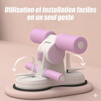 Barre d'Abdominaux à Ventouse