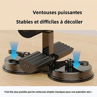 Barre d'Abdominaux à Ventouse avec Option Rameur
