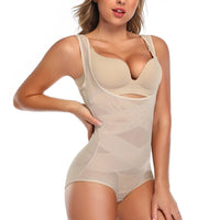 Body amincissant invisible femme beige
