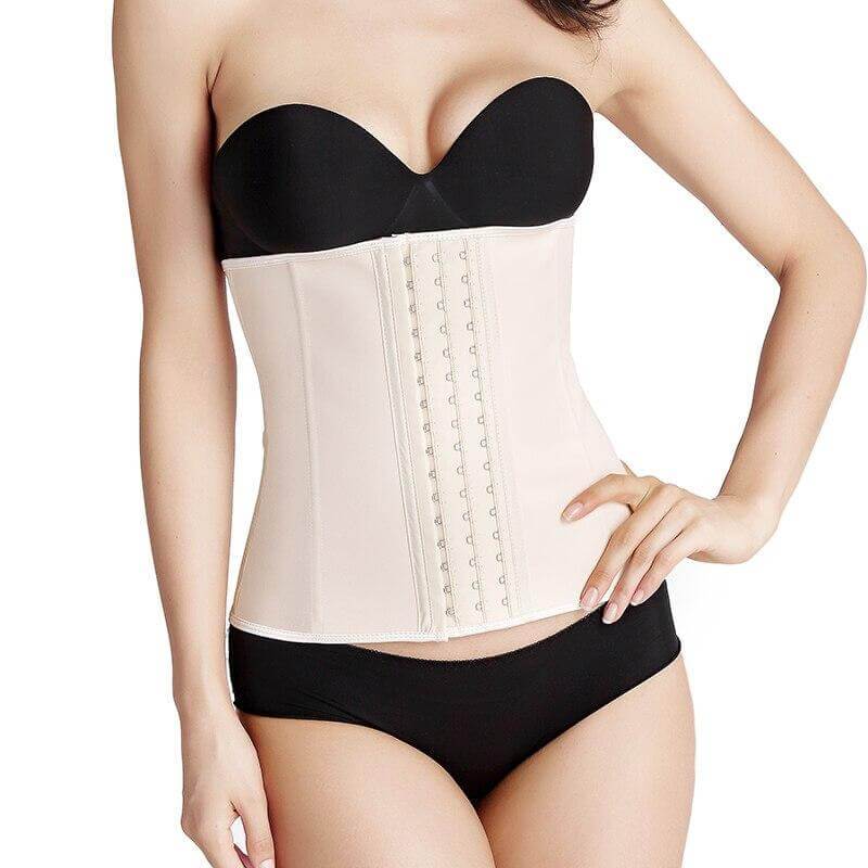 ceinture amincissante latex beige
