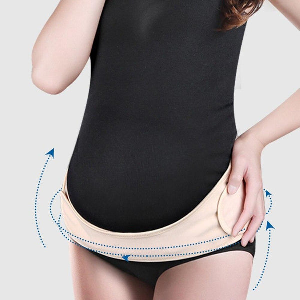 schéma d'action de la ceinture de dos pour femme enceinte