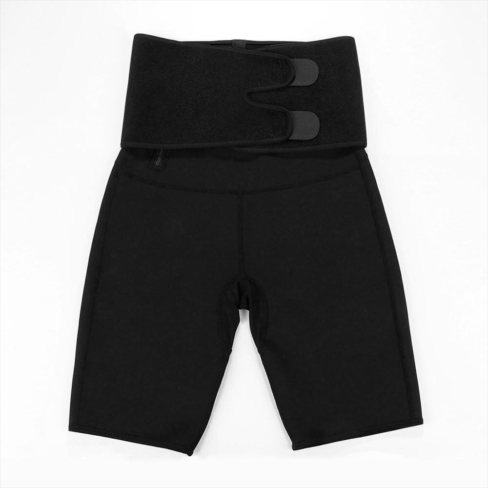 Vue de face ceinture sauna amincissante