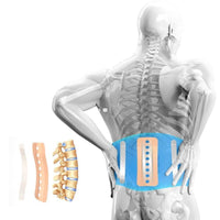 Anatomie humain avec effet d'une ceinture soutien dos