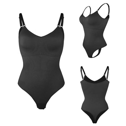 Gaine invisible noir sous robe moulante