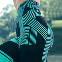 Legging affinant sport vert