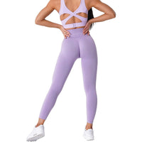 Legging gainant de danse violet clair