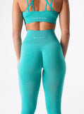 Legging gainant de danse turquoise