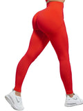 Legging gainant push up rouge