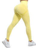 Legging gainant push up jaune clair