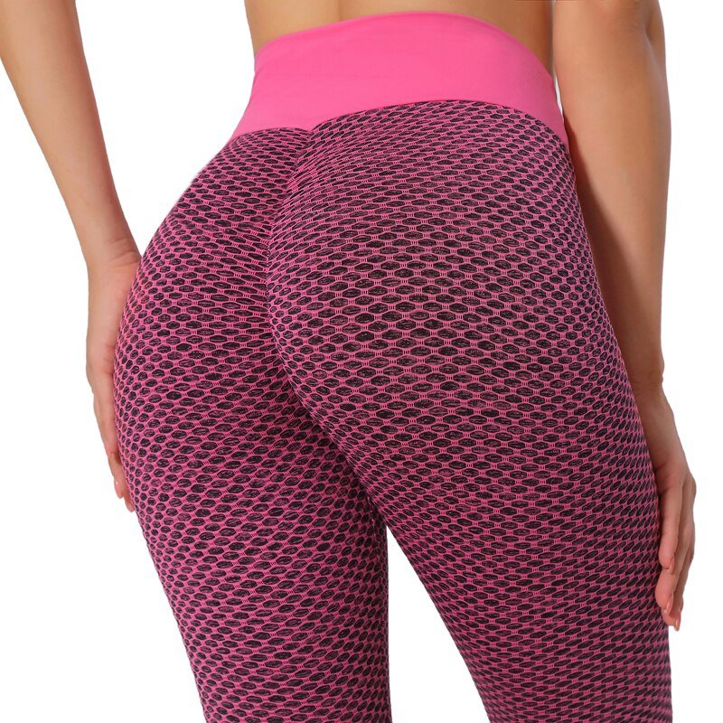 Legging massant anti cellulite rose foncé
