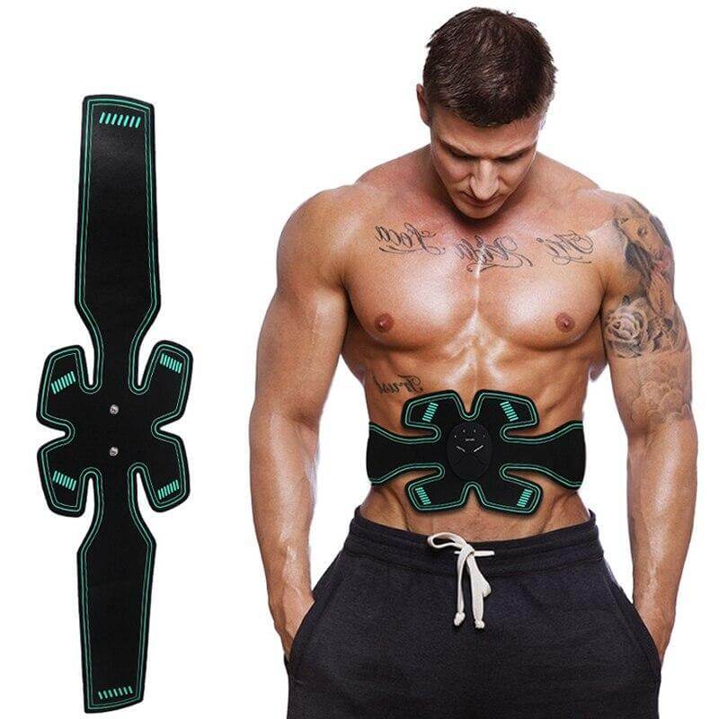 Patch EMS Électro Stimulateur Abdominal - Appareil Musculation Abdos - Neuf