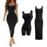 Robe Gainante Longue noir