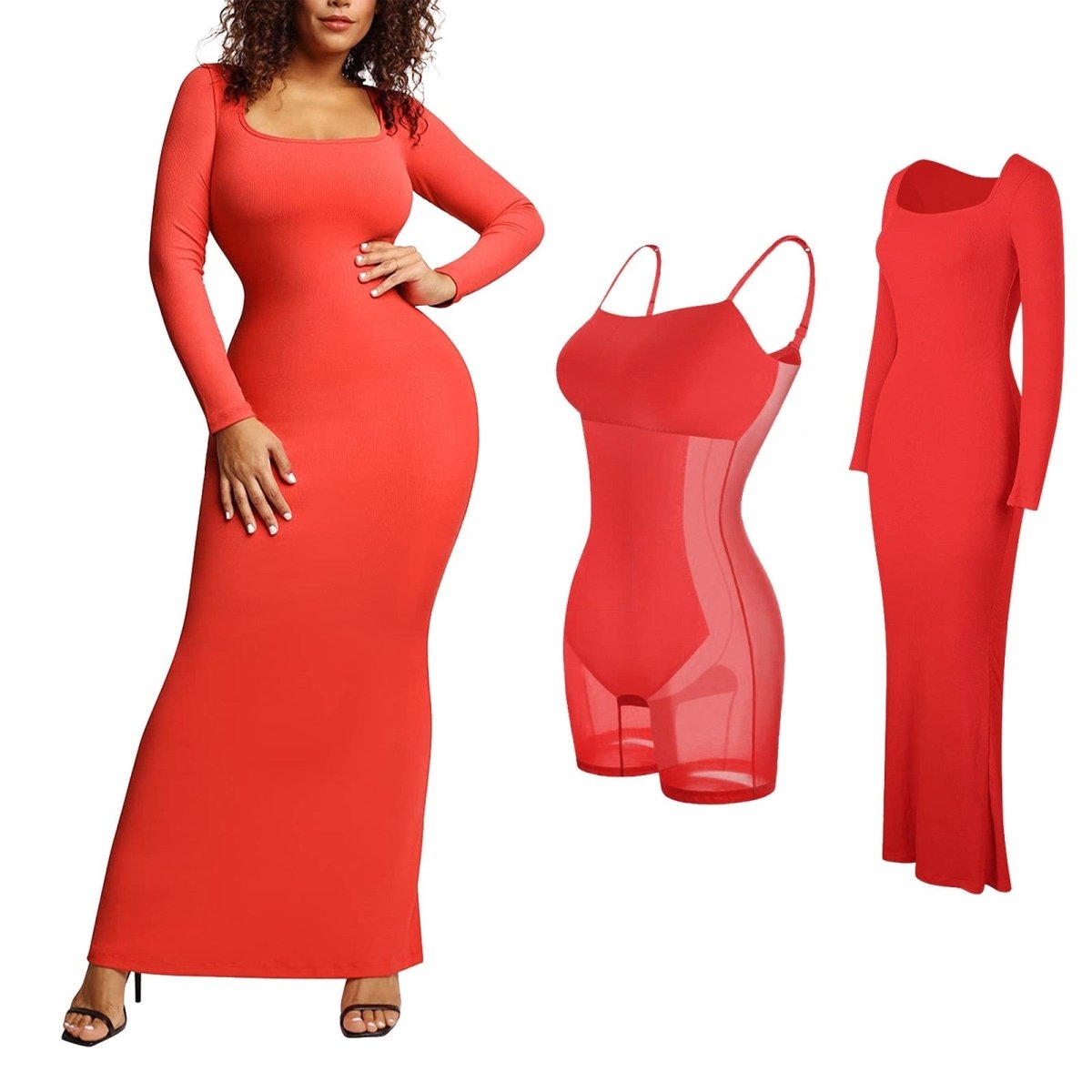 Robe Très Gainante rouge